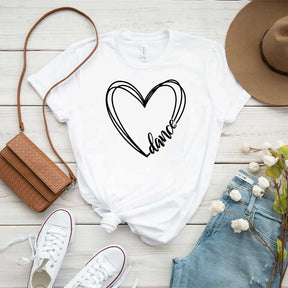 Dance Heart Ballerina T-Shirt