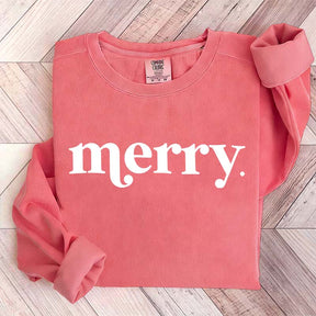 Minimalist Merry Christmas Sweatshirt