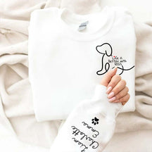 Personalized Pet Name Dog Mom Sweatshirt