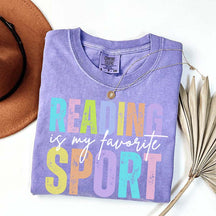 Reading is my Favorite Sport Literary Girl T-Shirt