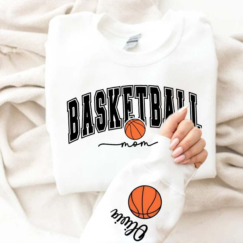 Personalized Basketball Mom Sweatshirt