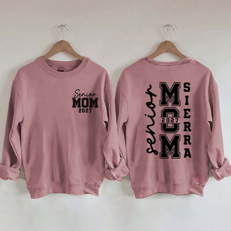 Custom Graduation Senior Mom 2027 Sweatshirt