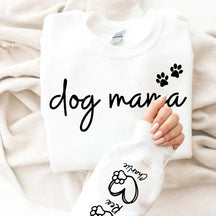 Custom Dog Mama Paws Funny Sweatshirt