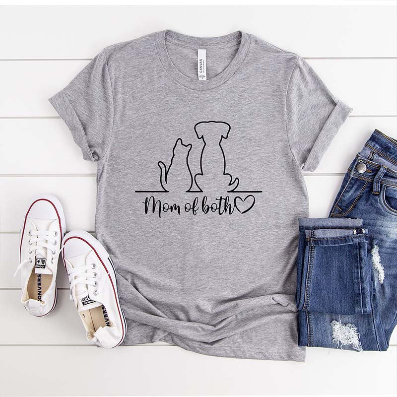 Mom Of Both Dog And Cat T-Shirt