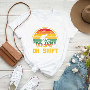 Oh Shift Mountain Biking T-Shirt