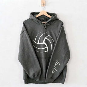 Personalized Volleyball Mom Name Hoodie