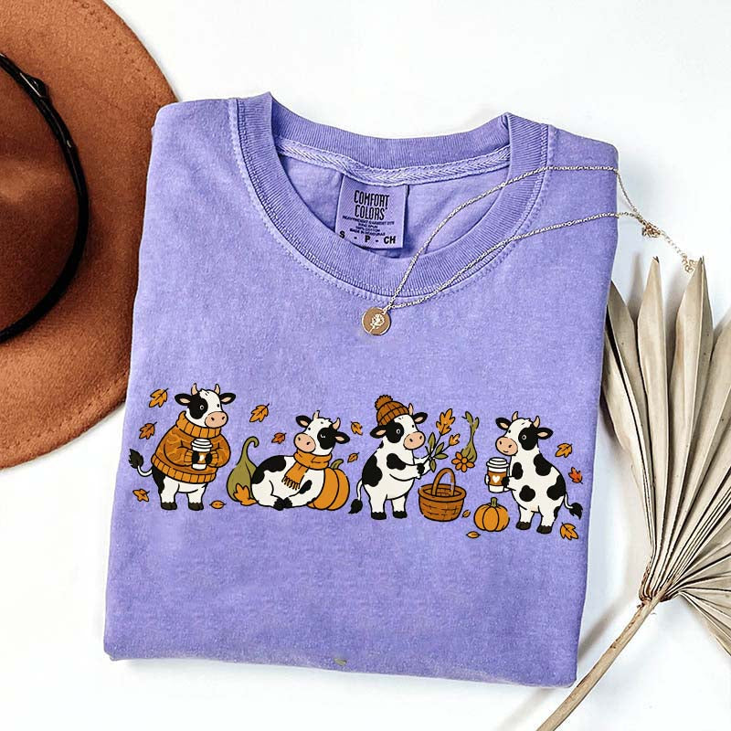 Pumpkin Patch Cozy Season Fall October T-Shirt