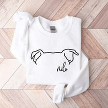 Custom Pitbull Mom Ears Sweatshirt