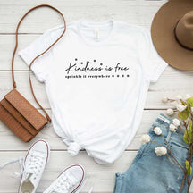 Inspirational Quotes Kindness Is Free T-Shirt