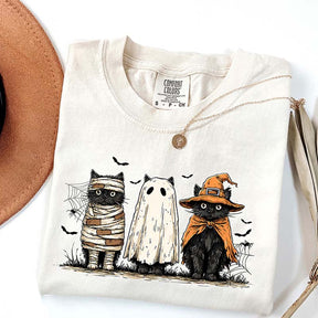 Retro Comfort Colors Ghost Cat T-Shirt