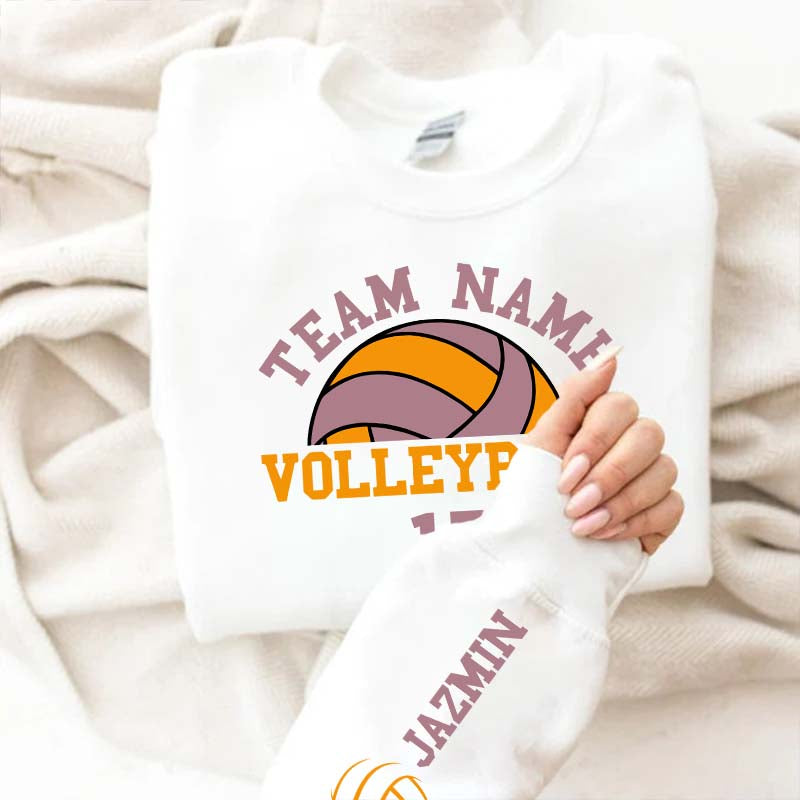 Customized Volleyball Mom Era Sweatshirt