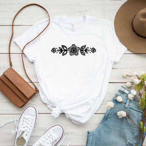 Butterfly Gold Pyrex Pattern T-Shirt