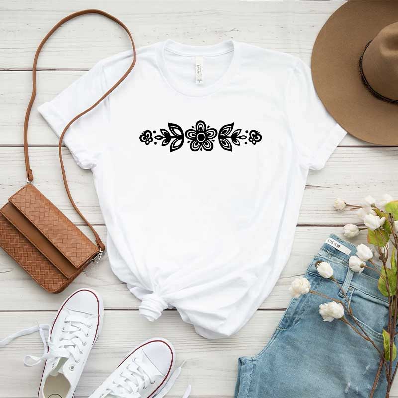 Butterfly Gold Pyrex Pattern T-Shirt