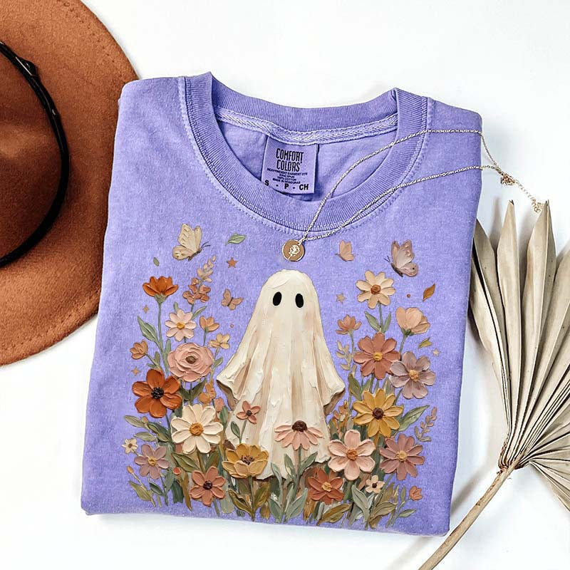 Vintage Ghost Fall Comfort Colors T-Shirt