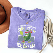 Soft Serve Pickleball Joke T-Shirt