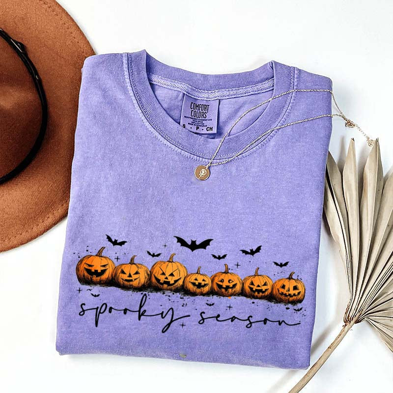 Spooky Season Pumpkins Halloween T-Shirt