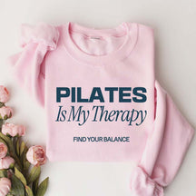 Pilates Is My Therapy Sporty Aesthetic Sweatshirt