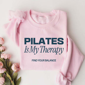 Pilates Is My Therapy Sporty Aesthetic Sweatshirt