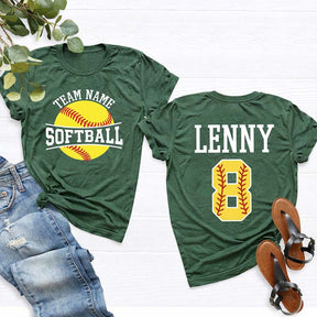 Personalized Softball Team T-Shirt