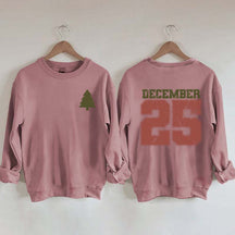 Distressed December 25 Sweatshirt