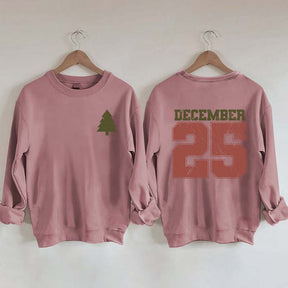 Distressed December 25 Sweatshirt