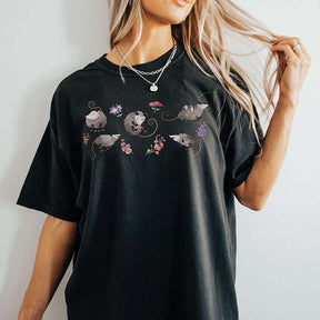 Comfort Colors Floral Possum T-Shirt