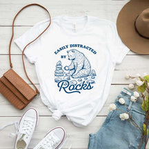 Easily Distracted By Rocks Geologist T-Shirt