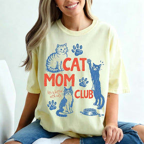 Cat Mom Club T-Shirt