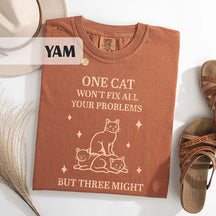 Funny Three Cat Lover Retro T-Shirt