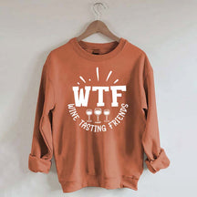 WTF Wine Tasting Friends Sweatshirt