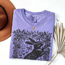 Cottagecore Rabbit Woodland Aesthetic T-Shirt