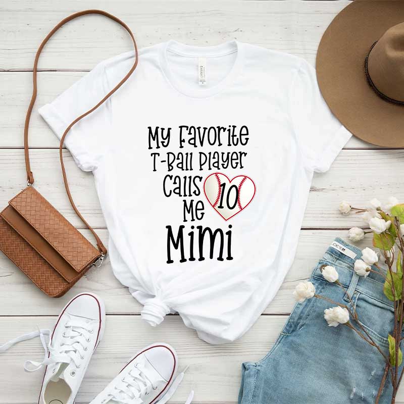 Personalized T-ball Game Day T-Shirt