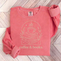 Cute Coffee & Books Club Sweatshirt