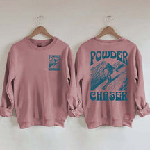 Powder Chaser Funny Skiing Sweatshirt