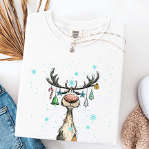 Comfort Colors Vintage Reindeer T-Shirt