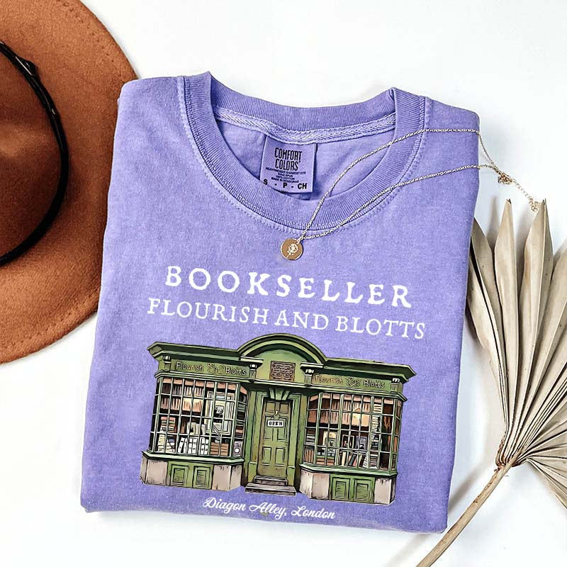 Wizard Bookstore Book Lover T-Shirt