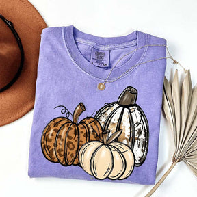 Leopard Pumpkin Thanksgiving Gift T-Shirt