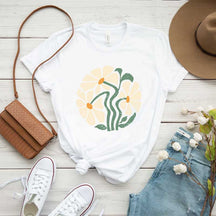 Boho Botanical Daisy Lover T-Shirt