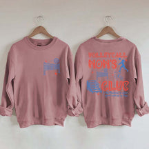 Funny Volleyball Moms Club Sweatshirt