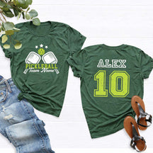 Custom Name and Player Number Pickleball T-Shirt