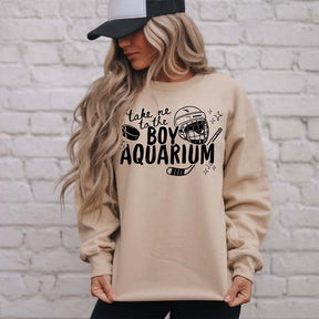 Take Me to the Boy Aquarium Hockey Sweatshirt