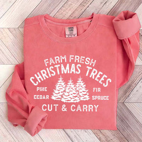 Farm Fresh Christmas Trees Cut & Carry Sweatshirt