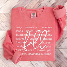 Fall Definition Words Sweatshirt