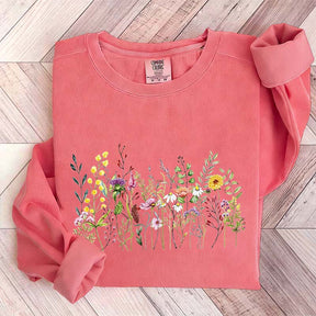 Vintage Pastel Floral Cute Sweatshirt