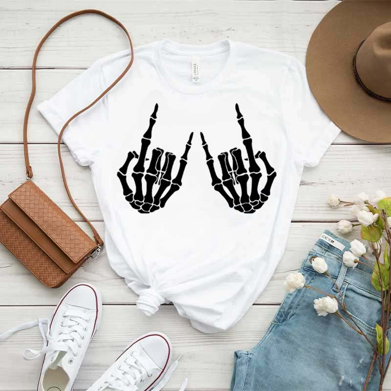 Skeleton Hand Rock and Roll T-Shirt