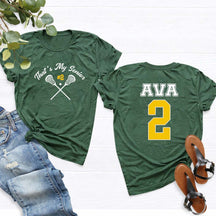 Custom Senior Lacrosse Team T-Shirt