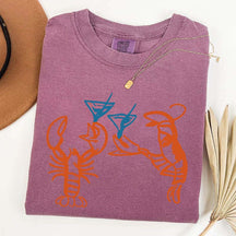Lobster Crab Martini T-Shirt
