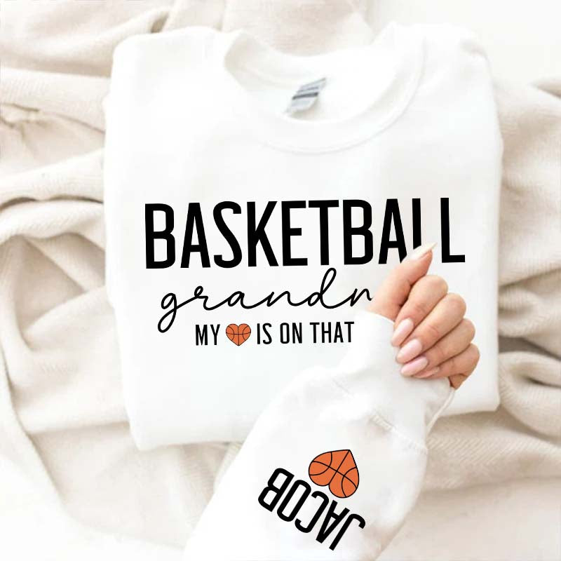Personalized Nana Basketball Grandma Sweatshirt