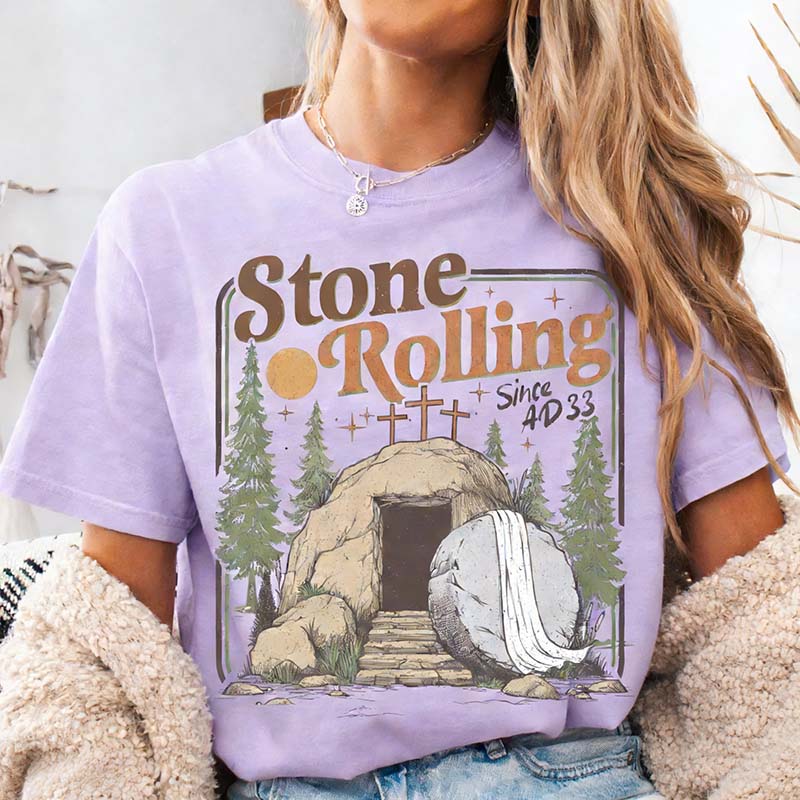 Trendy Stones Easter Rolling T-Shirt
