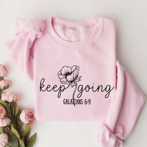 Keep Going Bundle Flower Sweatshirt